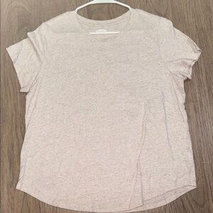 Old Navy Women's Light Tan Short Sleeve Tee